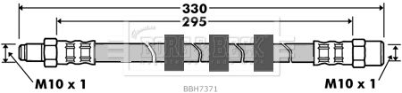 BORG & BECK stabdžių žarnelė BBH7371